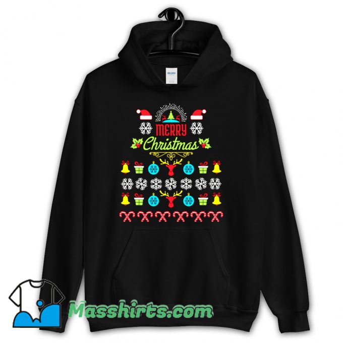 Merry Christmas Ugly Sweater Hoodie Streetwear