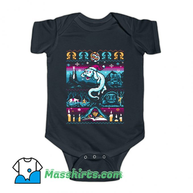 Neverending Christmas Baby Onesie