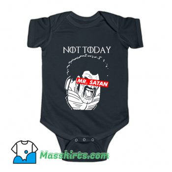 Not Today Mr. Satan Baby Onesie