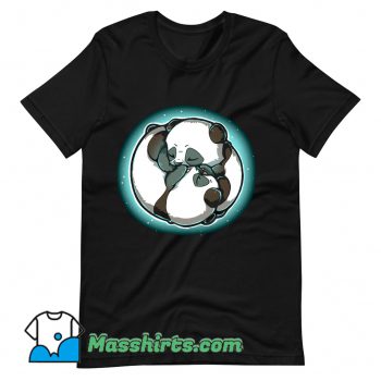 Cute Panda Tao T Shirt Design