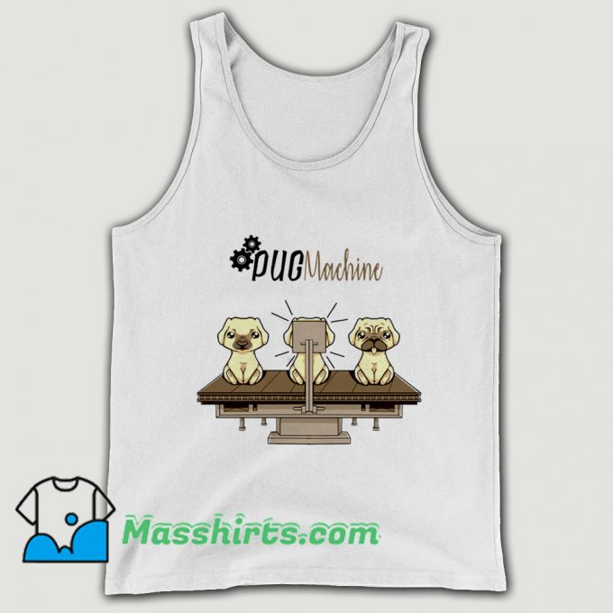 Cheap Pug Machine Tank Top