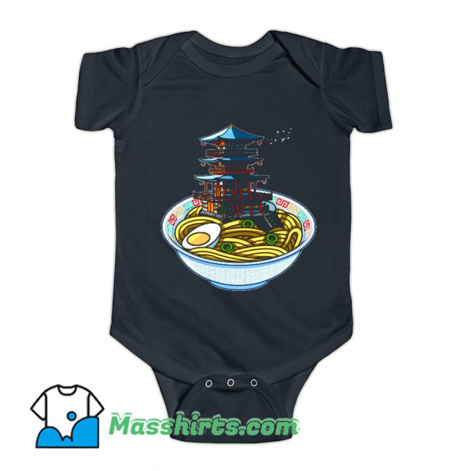 Ramen Temple Baby Onesie