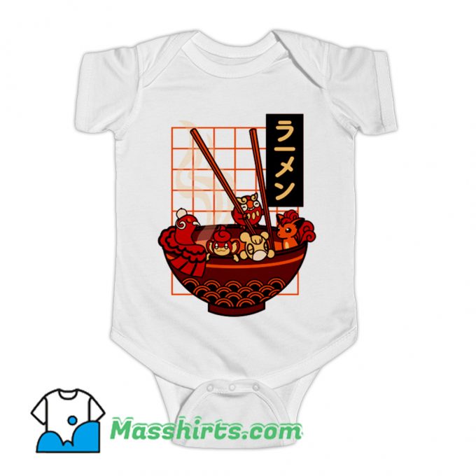 Red Ramen Baby Onesie