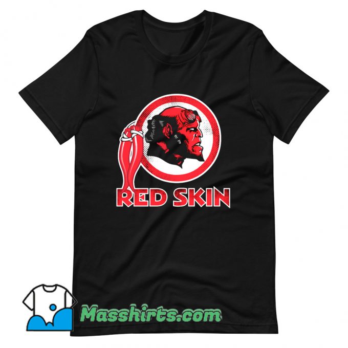 Comic Red Skin T Shirt Design