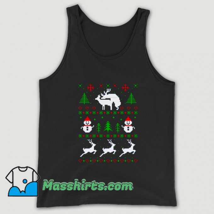 Romantic Reindeers Tank Top