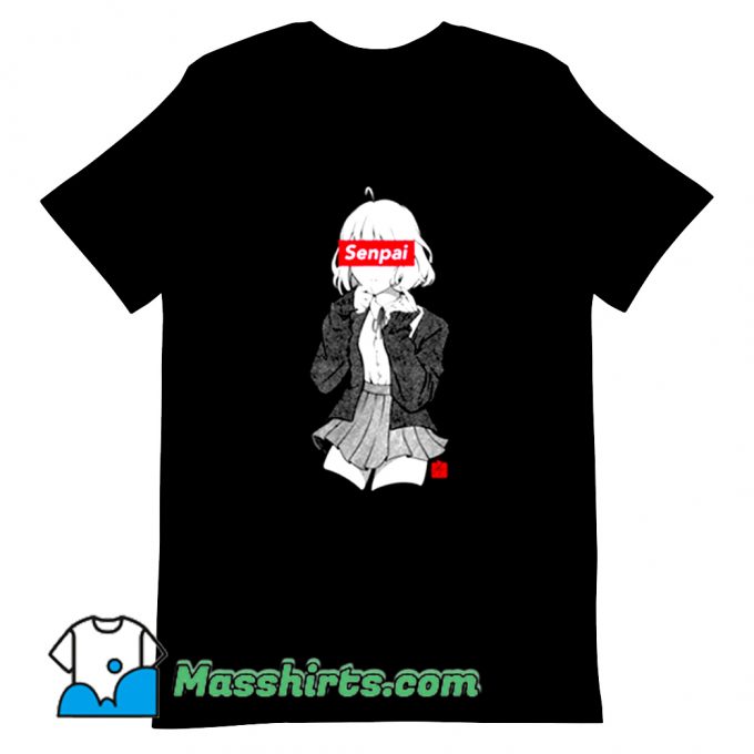 New Anime Manga Senpai T Shirt Design