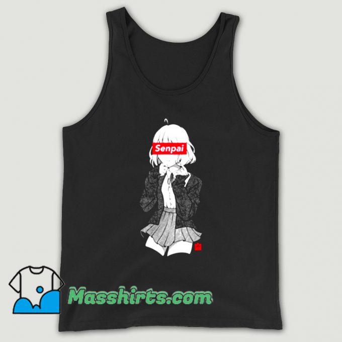 Vintage Anime Manga Senpai Tank Top