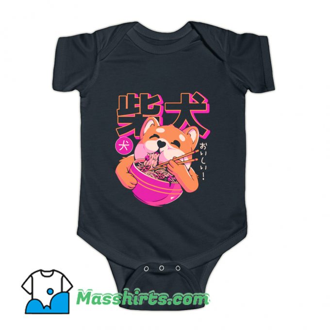 Shiba Noodles Baby Onesie