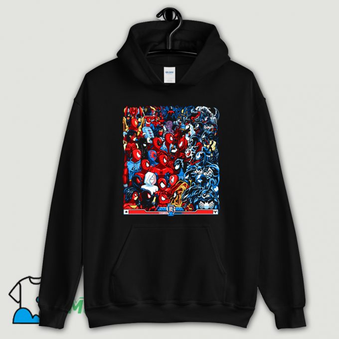 Cartoon Spiders VS Symbiotes Hoodie Streetwear