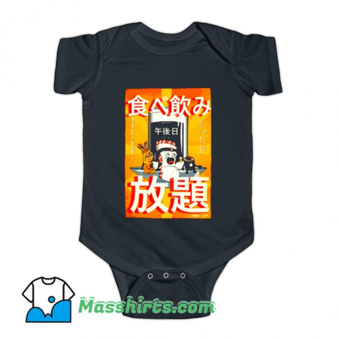 Sushi And Beer Izakaya Baby Onesie