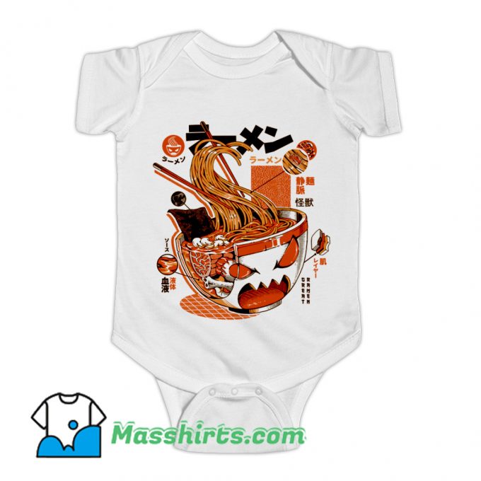 X-ray Great Ramen Baby Onesie