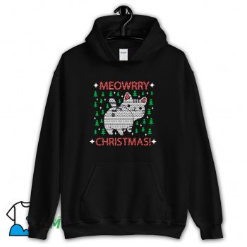 Meowrry Christmas Hoodie Streetwear