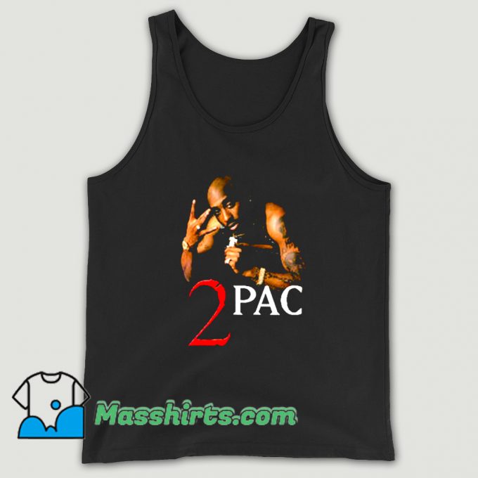 Vintage Tupac Amaru Shakur American Rapper Tank Top