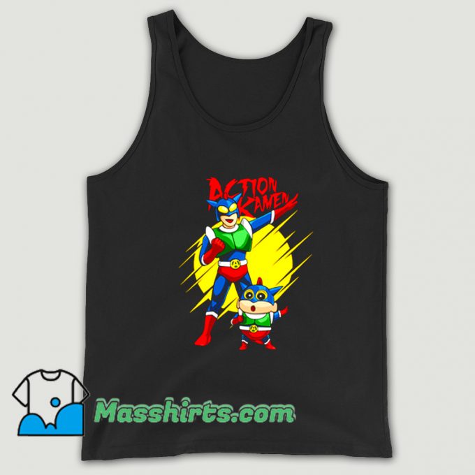 Awesome Anime Action Kamen Tank Top