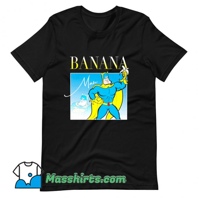 Bananaman 80s Retro Cartoon T Shirt Design