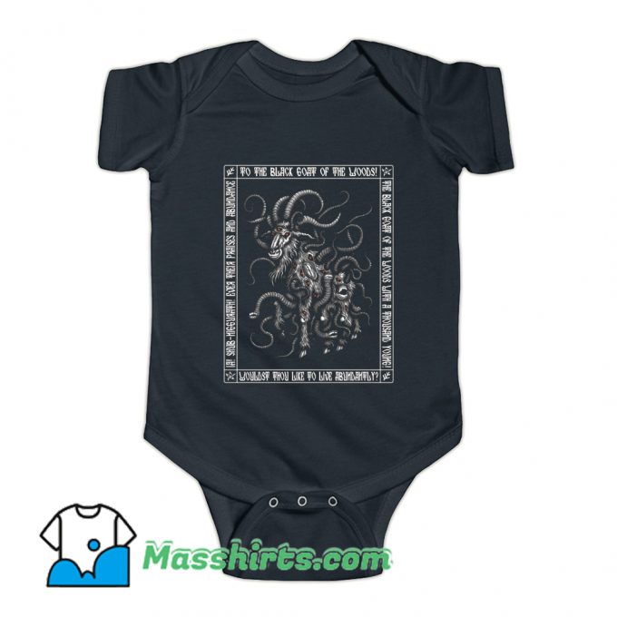 Black Shub Icon Azhmodai Baby Onesie