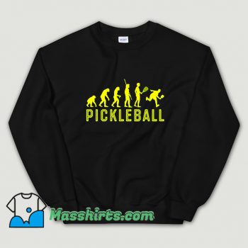 Cool Evolution Of Pickleball Sweatshirt
