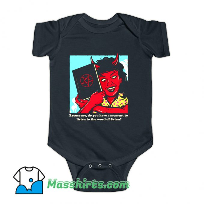 Excuse Me Horror Baby Onesie