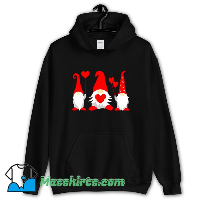 Heart Gnome Valentine Day Hoodie Streetwear