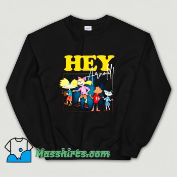 Classic Hey Arnold Retro 90s Cartoon Sweatshirt