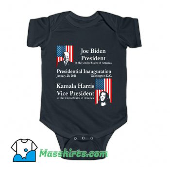 Joe Biden Kamala Harris 2021 Baby Onesie