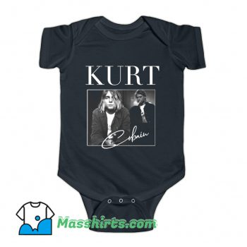 Kurt Cobain Nirvana 90s Music Baby Onesie