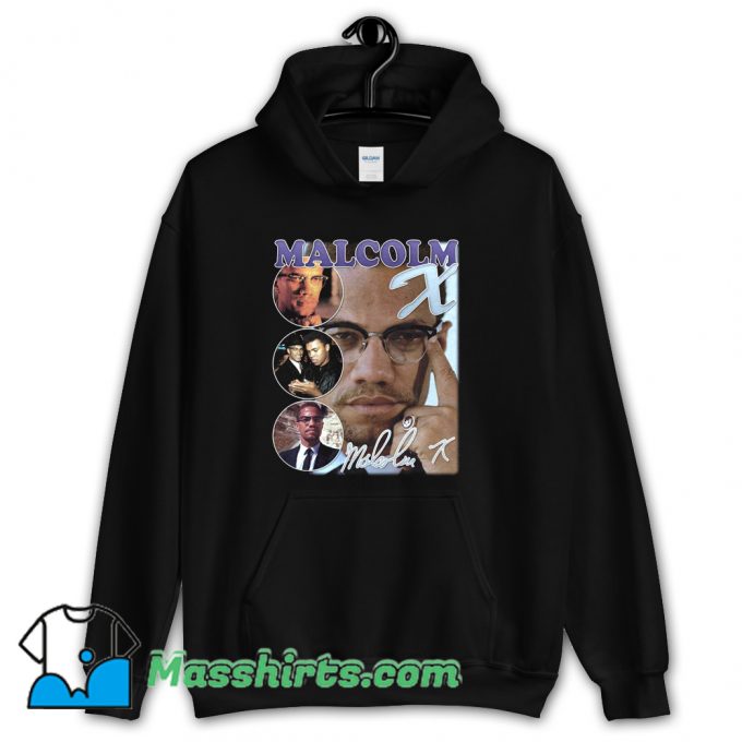 Malcolm X Bootleg Rap Hoodie Streetwear