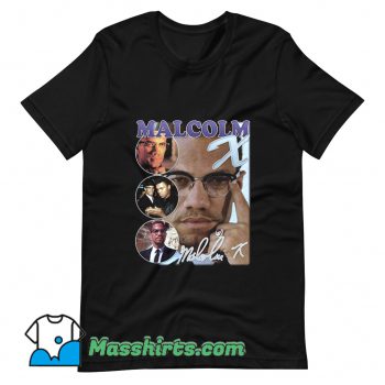 Malcolm X Bootleg Rap T Shirt Design