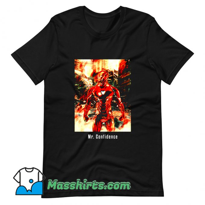 Cartoon Comic Mr. Confidence T Shirt Design