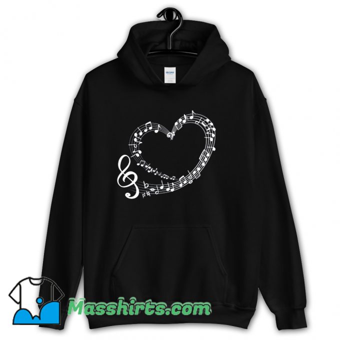 Classic Musical Notes Music Romantic Hoodie Streetwear