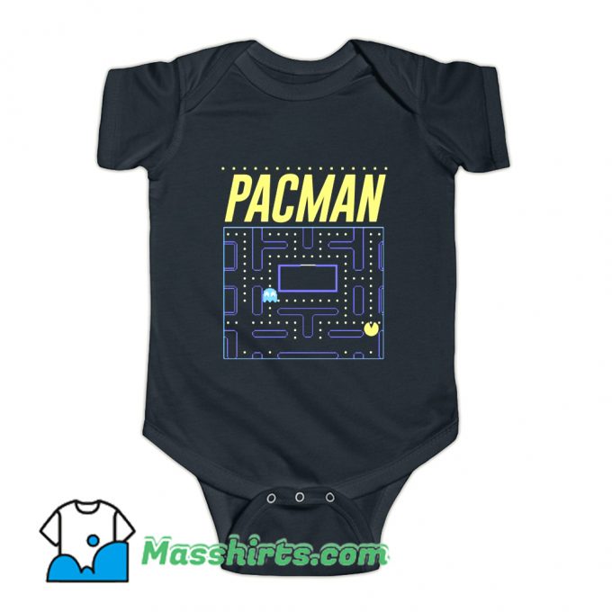 Pac-Man Gaming 80s Retro Baby Onesie