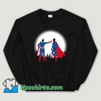 Patriota Vs SuperHombre Sweatshirt On Sale