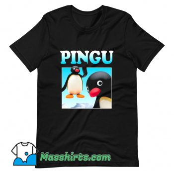 Cheap Pingu Retro 80s T Shirt Design