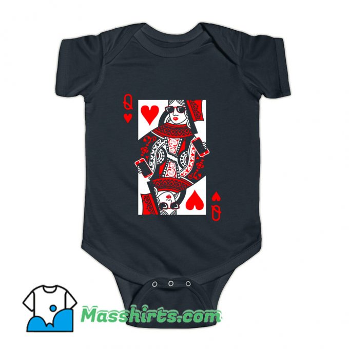 Queen Of Hearts Baby Onesie