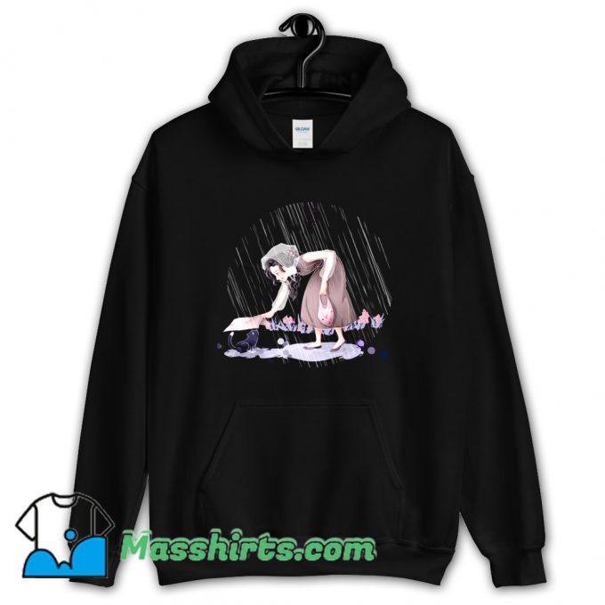 Rainy Day Cat Hoodie Streetwear