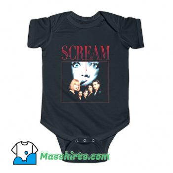 Scream 90s Horror Movie Baby Onesie