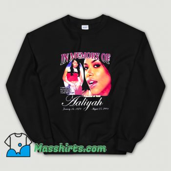 Original Aaliyah In Memory Princess R&B Sweatshirt
