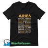 Aries Zodiac Sign T Shirt Design On Sale