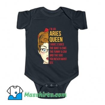 Astrology Aries Queen Zodiac Baby Onesie