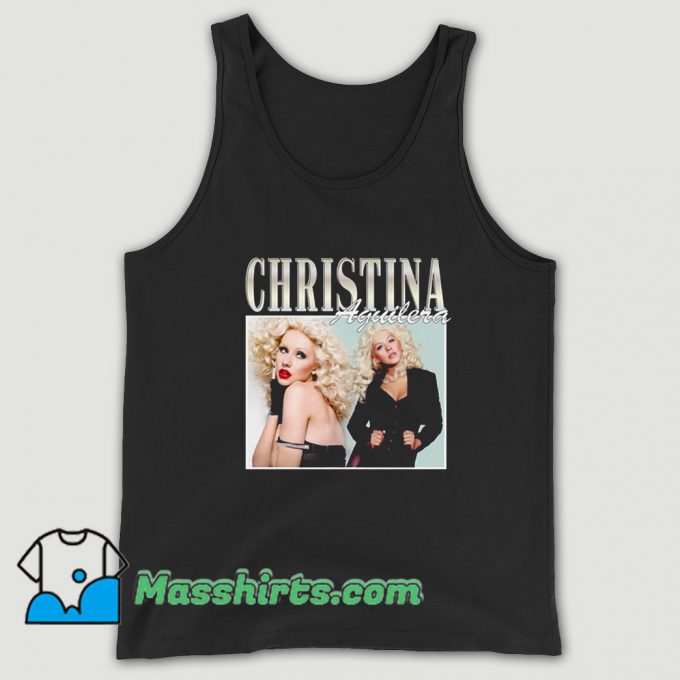 Awesome Christina Aguilera Famous Style Tank Top