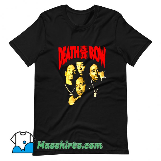 Vintage Death Row Retro 90s T Shirt Design