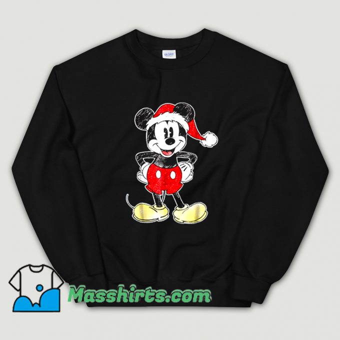 Cute Disney Mickey Mouse Christmas Sweatshirt