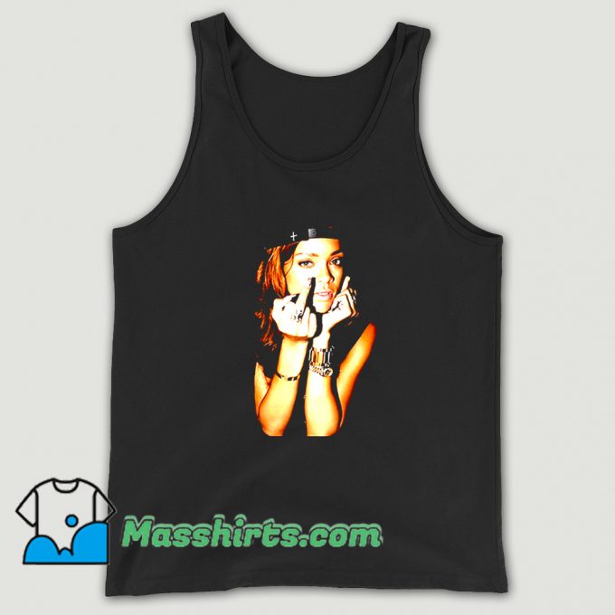 Original Fuck Rihanna Smoking Sexy Tank Top