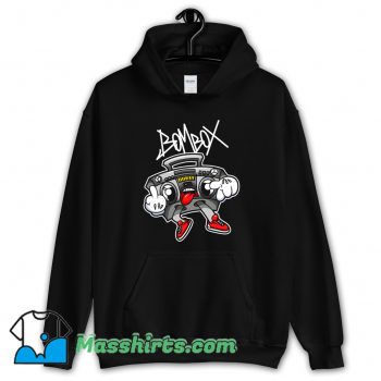 Fuck Vector Graffiti Boombox Character Hoodie Streetwear