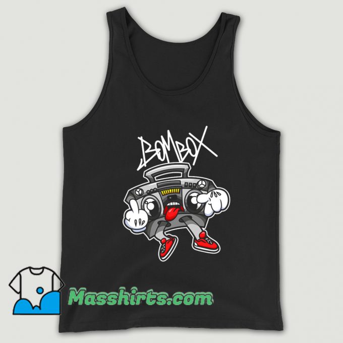 Fuck Vector Graffiti Boombox Character Tank Top