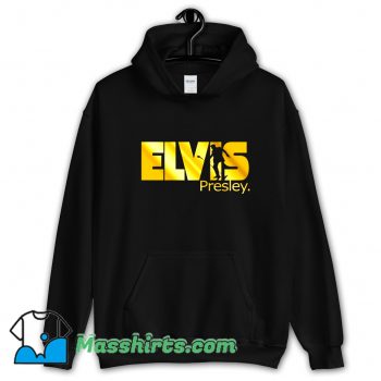 Gold Print King Rock Music Elvis Presley Hoodie Streetwear