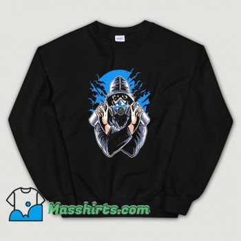 Funny Graffiti Gas Mask Sweatshirt