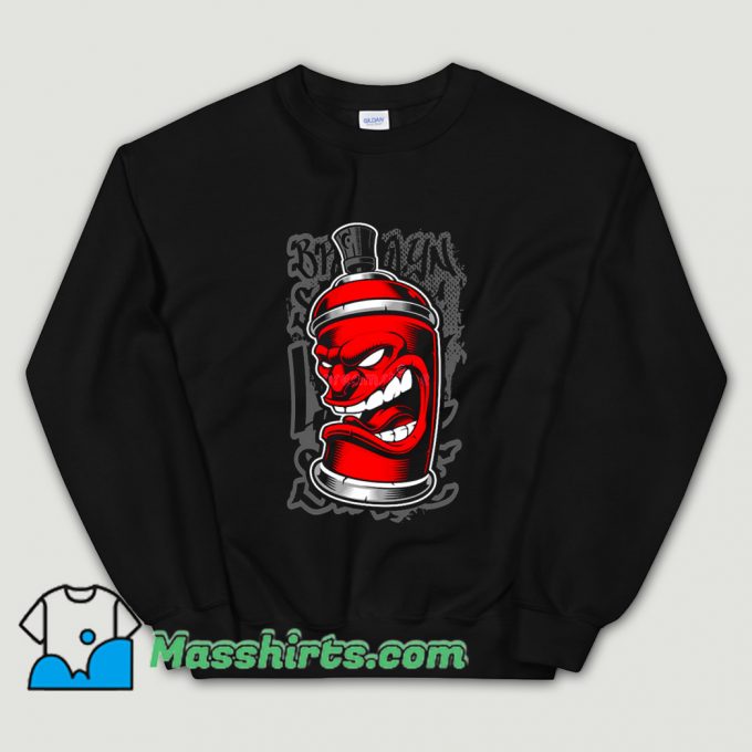 Vintage Graffiti Spray Monster Sweatshirt