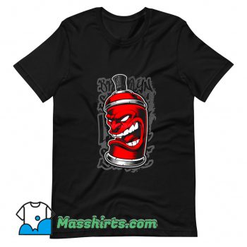 Classic Graffiti Spray Monster T Shirt Design