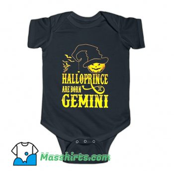 Halloprince Are Born Gemini Baby Onesie